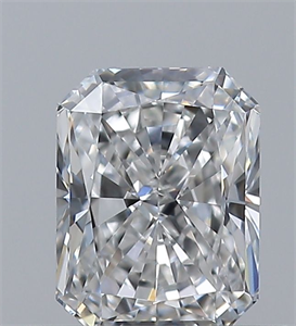 Foto Diamante Natural 0.51 quilates, Radiante , Color F, claridad IF y certificado GIA de