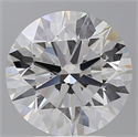 Lab Grown Diamond 4.10 Carats, Round with Ideal Cut, E Color, VVS2 Clarity and Certified by IGI