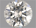 Natural Diamond 0.82 Carats, Round with Excellent Cut, J Color, SI1 Clarity and Certified by GIA
