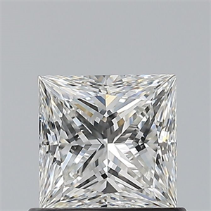 Picture of Natural Diamond 0.73 Carats, Princess with  Cut, F Color, VVS1 Clarity and Certified by GIA