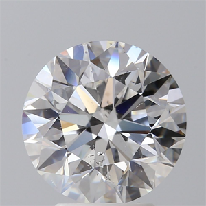 Foto Diamante Natural 3.00 quilates, Redondo , Color E, claridad SI2 y certificado GIA de