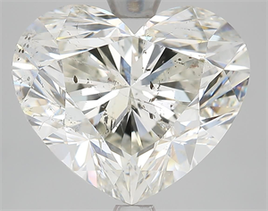 Picture of Natural Diamond 5.01 Carats, Heart with  Cut, H Color, SI2 Clarity and Certified by HRD