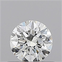 Diamante Natural 0.40 quilates, Redondo , Color G, claridad VVS2 y certificado GIA