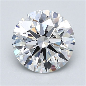 Picture of Natural Diamond 1.80 Carats, Round with Excellent Cut, F Color, VS2 Clarity and Certified by GIA