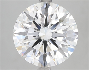 Picture of Lab Grown Diamond 5.59 Carats, Round with Ideal Cut, E Color, VVS2 Clarity and Certified by IGI