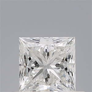 Picture of Natural Diamond 0.62 Carats, Princess with  Cut, G Color, VS2 Clarity and Certified by GIA