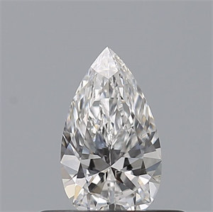 Foto Diamante Natural 0.33 quilates, De pera , Color E, claridad VS2 y certificado GIA de