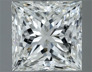 Picture of Natural Diamond 1.80 Carats, Princess with  Cut, G Color, VS1 Clarity and Certified by IGI