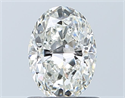 Diamante Natural 0.80 quilates, Ovalado , Color H, claridad VVS2 y certificado GIA
