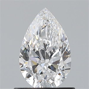 Picture of Natural Diamond 0.70 Carats, Pear with  Cut, D Color, VS1 Clarity and Certified by GIA