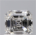 Natural Diamond 0.70 Carats, Asscher with  Cut, F Color, VS2 Clarity and Certified by GIA