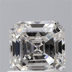 Picture of Natural Diamond 0.70 Carats, Asscher with  Cut, F Color, VS2 Clarity and Certified by GIA