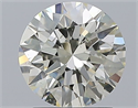 Natural Diamond 1.70 Carats, Round with Excellent Cut, M Color, SI2 Clarity and Certified by GIA
