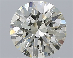 Picture of Natural Diamond 1.70 Carats, Round with Excellent Cut, M Color, SI2 Clarity and Certified by GIA