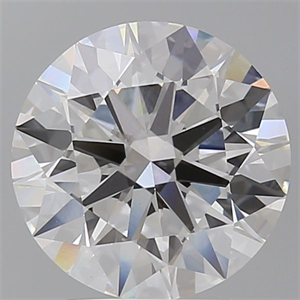 Picture of Lab Grown Diamond 3.50 Carats, Round with Ideal Cut, E Color, VS1 Clarity and Certified by IGI