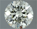 Natural Diamond 0.80 Carats, Round with Excellent Cut, N Color, VS1 Clarity and Certified by IGI