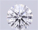 Lab Grown Diamond 4.05 Carats, Round with Ideal Cut, D Color, VVS2 Clarity and Certified by IGI