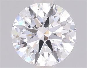 Picture of Lab Grown Diamond 1.70 Carats, Round with Ideal Cut, D Color, IF Clarity and Certified by IGI