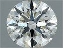 Diamante Natural 0.70 quilates, Redondo , Color I, claridad VVS2 y certificado IGI