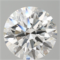 Lab Grown Diamond 5.05 Carats, Round with Ideal Cut, E Color, VVS2 Clarity and Certified by IGI