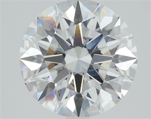 Picture of Lab Grown Diamond 1.02 Carats, Round with Excellent Cut, F Color, VVS1 Clarity and Certified by IGI