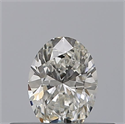 Diamante Natural 0.24 quilates, Ovalado , Color G, claridad VVS2 y certificado GIA