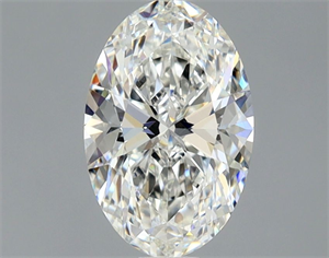 Picture of Natural Diamond 1.03 Carats, Oval with  Cut, H Color, VVS1 Clarity and Certified by GIA