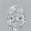 Natural Diamond 0.91 Carats, Oval with  Cut, H Color, VVS1 Clarity and Certified by GIA