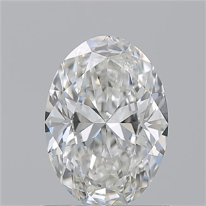 Picture of Natural Diamond 0.91 Carats, Oval with  Cut, H Color, VVS1 Clarity and Certified by GIA