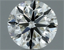 Natural Diamond 0.70 Carats, Round with Very Good Cut, I Color, VVS1 Clarity and Certified by IGI