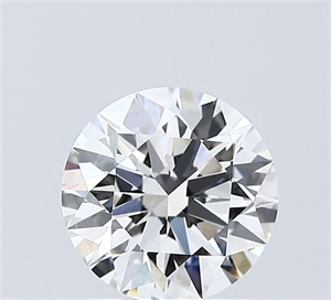 Picture of Lab Grown Diamond 1.55 Carats, Round with Ideal Cut, F Color, VVS2 Clarity and Certified by IGI