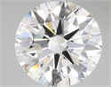 Lab Grown Diamond 5.09 Carats, Round with Ideal Cut, E Color, VVS1 Clarity and Certified by IGI