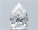 Diamante Natural 0.70 quilates, De pera , Color G, claridad SI2 y certificado GIA