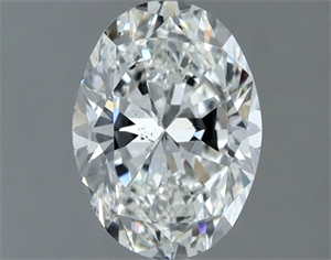 Picture of Natural Diamond 1.00 Carats, Oval with  Cut, G Color, SI1 Clarity and Certified by GIA