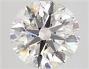 Natural Diamond 2.70 Carats, Round with Excellent Cut, G Color, VS1 Clarity and Certified by GIA