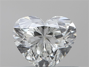 Picture of Natural Diamond 0.40 Carats, Heart with  Cut, J Color, VS1 Clarity and Certified by GIA