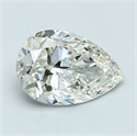 Diamante Natural 1.05 quilates, De pera , Color K, claridad VS2 y certificado GIA