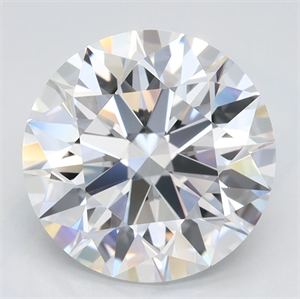 Picture of Lab Grown Diamond 3.06 Carats, Round with Ideal Cut, D Color, VVS1 Clarity and Certified by IGI