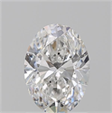 Natural Diamond 1.20 Carats, Oval with  Cut, F Color, SI2 Clarity and Certified by GIA
