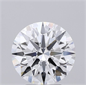 Lab Grown Diamond 3.01 Carats, Round with Ideal Cut, E Color, IF Clarity and Certified by IGI