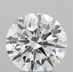 Picture of Lab Grown Diamond 2.58 Carats, Round with Ideal Cut, F Color, VVS2 Clarity and Certified by IGI