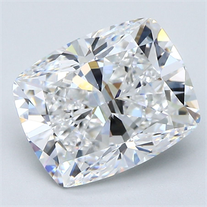 Foto Diamante Natural 4.01 quilates, Del cojín , Color E, claridad VS1 y certificado GIA de
