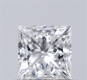 Picture of Natural Diamond 0.69 Carats, Princess with  Cut, I Color, VS2 Clarity and Certified by GIA