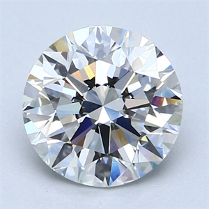 Picture of Natural Diamond 2.05 Carats, Round with Excellent Cut, E Color, VS1 Clarity and Certified by GIA