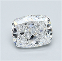 Diamante Natural 1.24 quilates, Del cojín , Color D, claridad VVS1 y certificado GIA