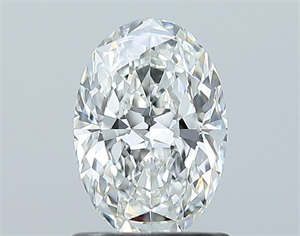 Picture of Natural Diamond 1.00 Carats, Oval with  Cut, F Color, VS1 Clarity and Certified by GIA