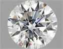 Lab Grown Diamond 0.97 Carats, Round with Ideal Cut, D Color, VVS2 Clarity and Certified by IGI