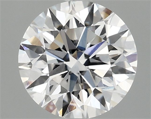 Picture of Lab Grown Diamond 0.97 Carats, Round with Ideal Cut, D Color, VVS2 Clarity and Certified by IGI