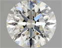Natural Diamond 1.00 Carats, Round with Excellent Cut, I Color, SI2 Clarity and Certified by GIA