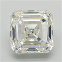 Natural Diamond 2.23 Carats, Asscher with  Cut, J Color, VS2 Clarity and Certified by GIA